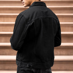Denim Trucker Jacket | Pitch Black