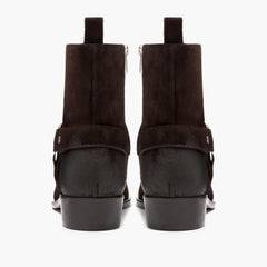 [S] Harness | Dark Brown Suede