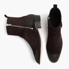[S] Harness | Dark Brown Suede