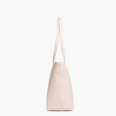 Everyday Tote | Beige (M) (Zipper)