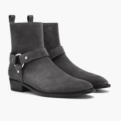 [S] Harness | Grey Suede