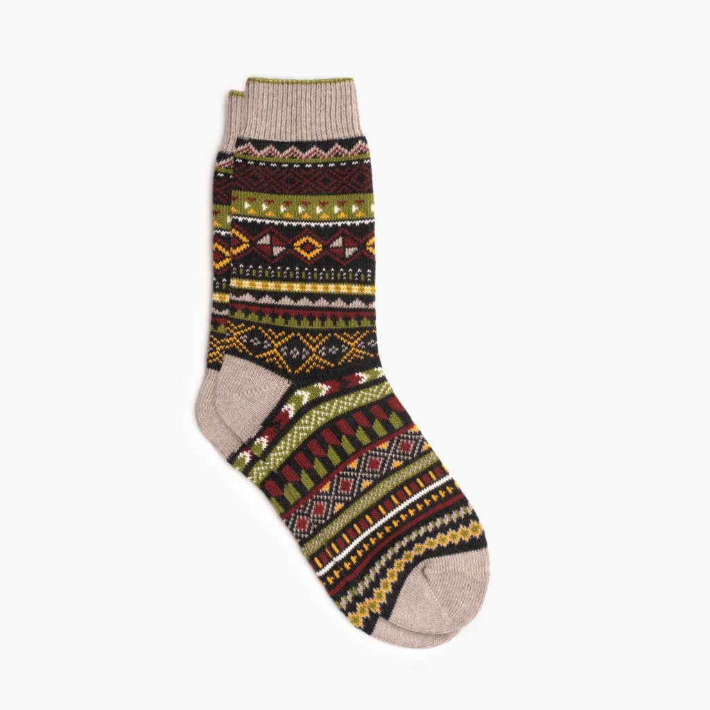 Women's Geo Sock | Tortoise