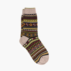 Women's Geo Sock | Tortoise