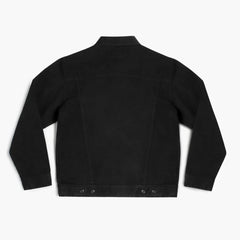 [W] Denim Trucker Jacket | Pitch Black