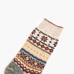 Women's Norwegian Sock | Cream
